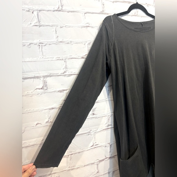 LUUKAA black high-low tunic dress in black size 2X (18) - Picture 3 of 5